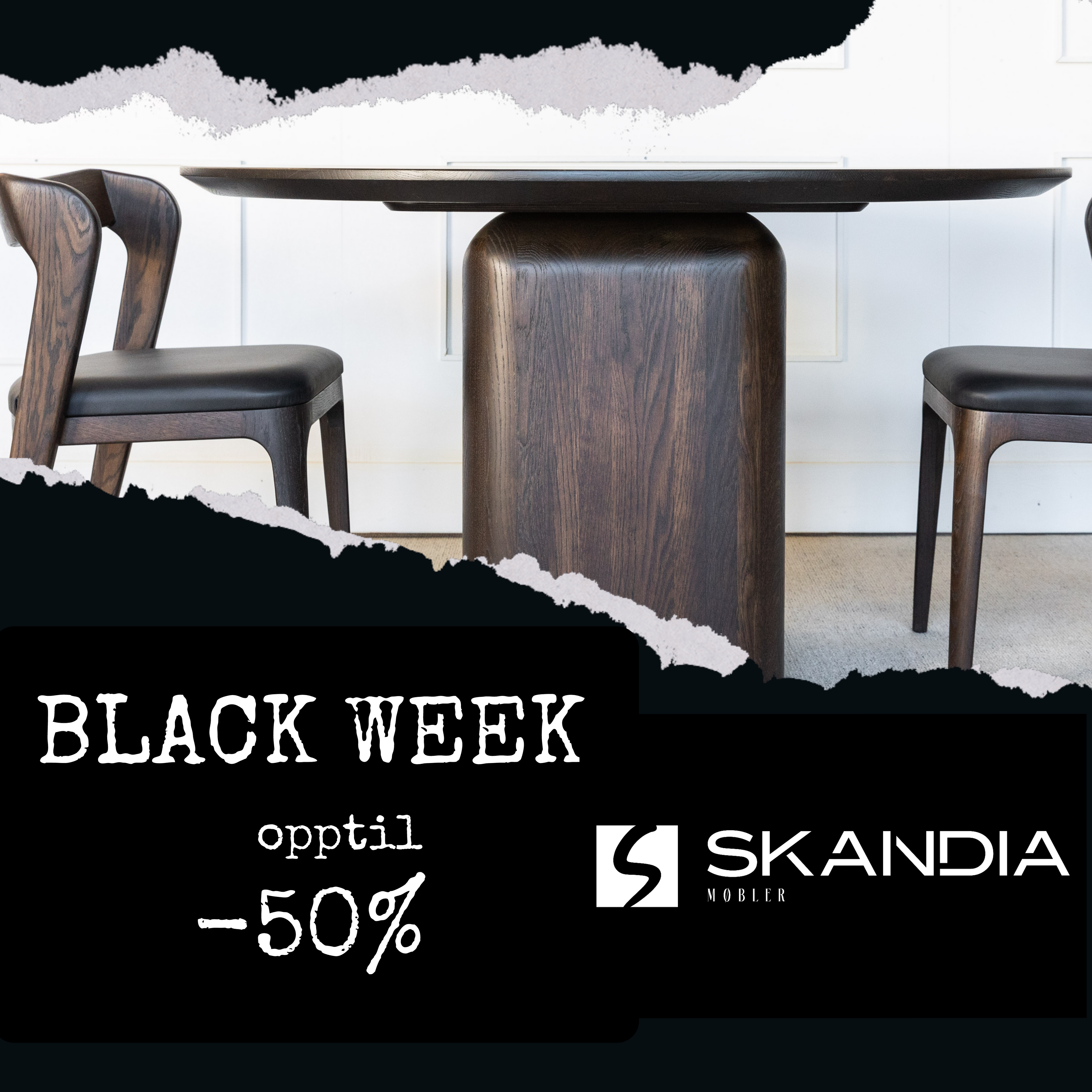 black week. black friday. tilbud opptil -50%